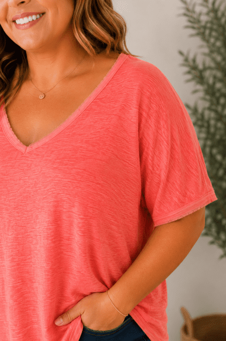 T-shirt ANNA corail
