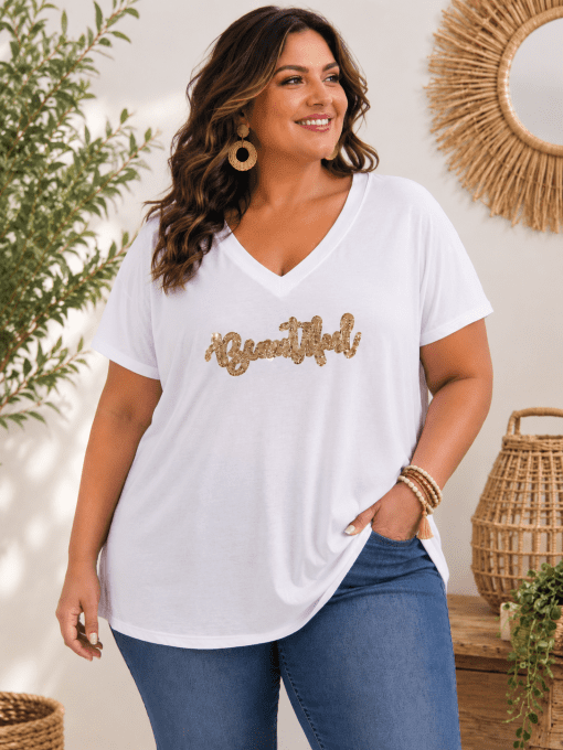 T-shirt BEAUTIFUL blanc 