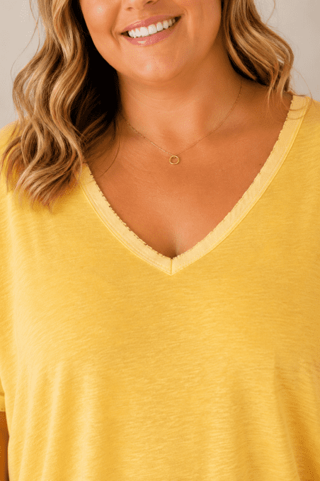 T-shirt ANNA jaune