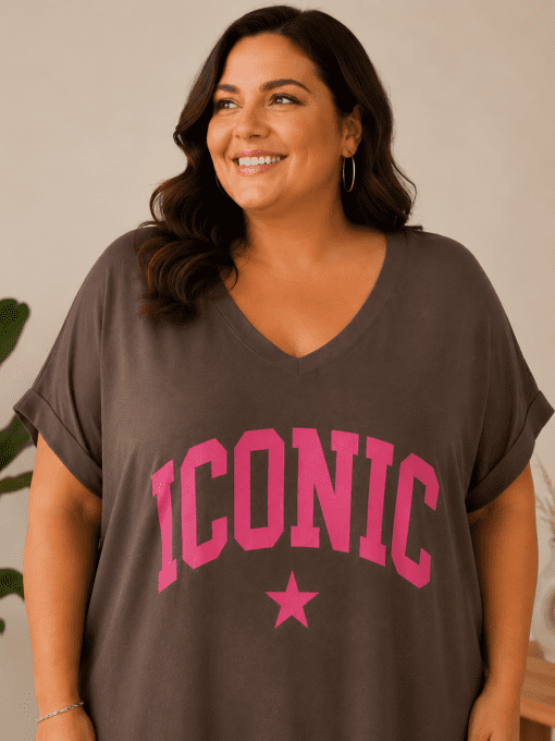 Robe ICONIC couleur taupe