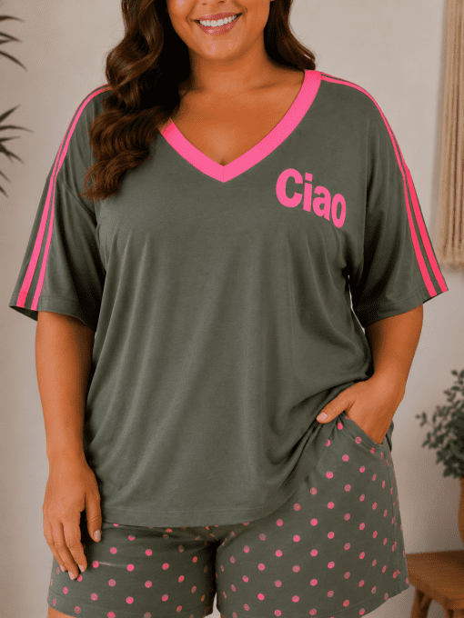 T-shirt CIAO kaki