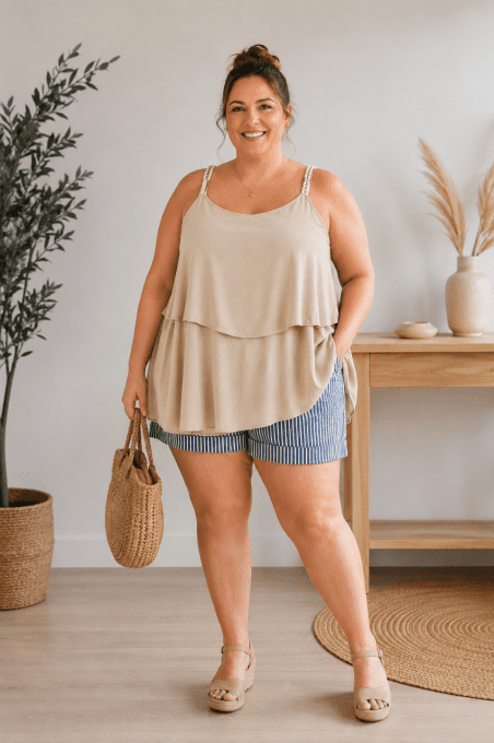 Débardeur MARIA beige