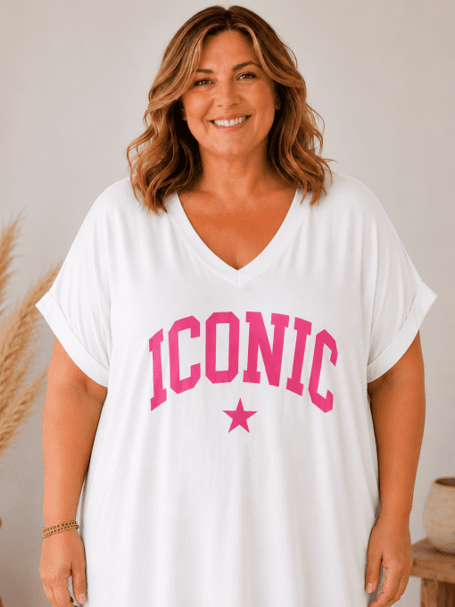 ROBE ICONIC couleur blanche