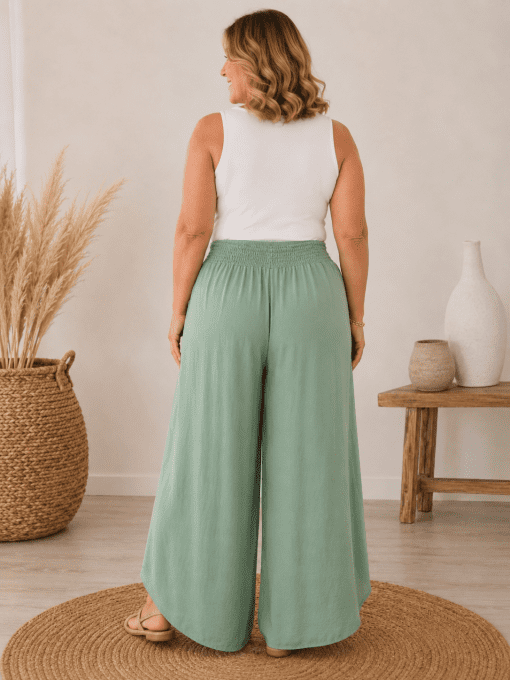 Pantalon portefeuillle ANAÏS vert