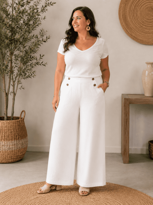 Pantalon MARIN blanc