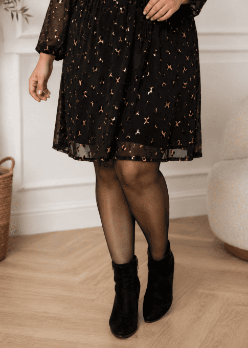 Robe noir et or LOLA