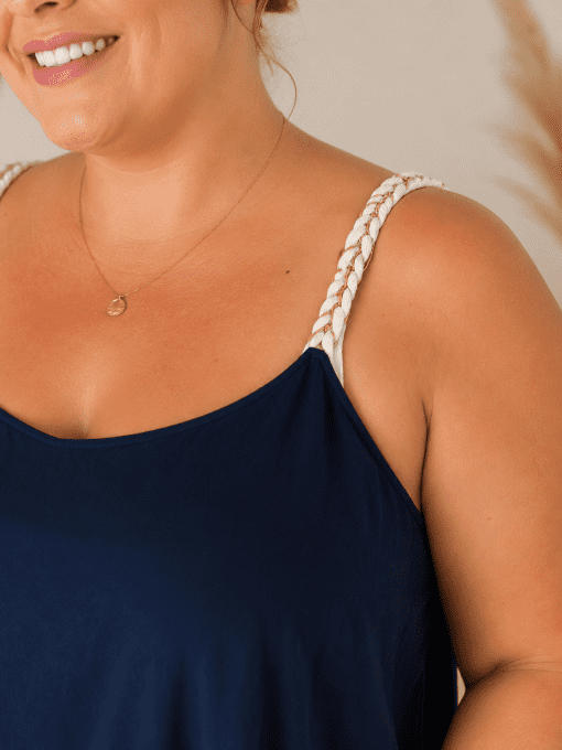 Débardeur MARIA bleu marine